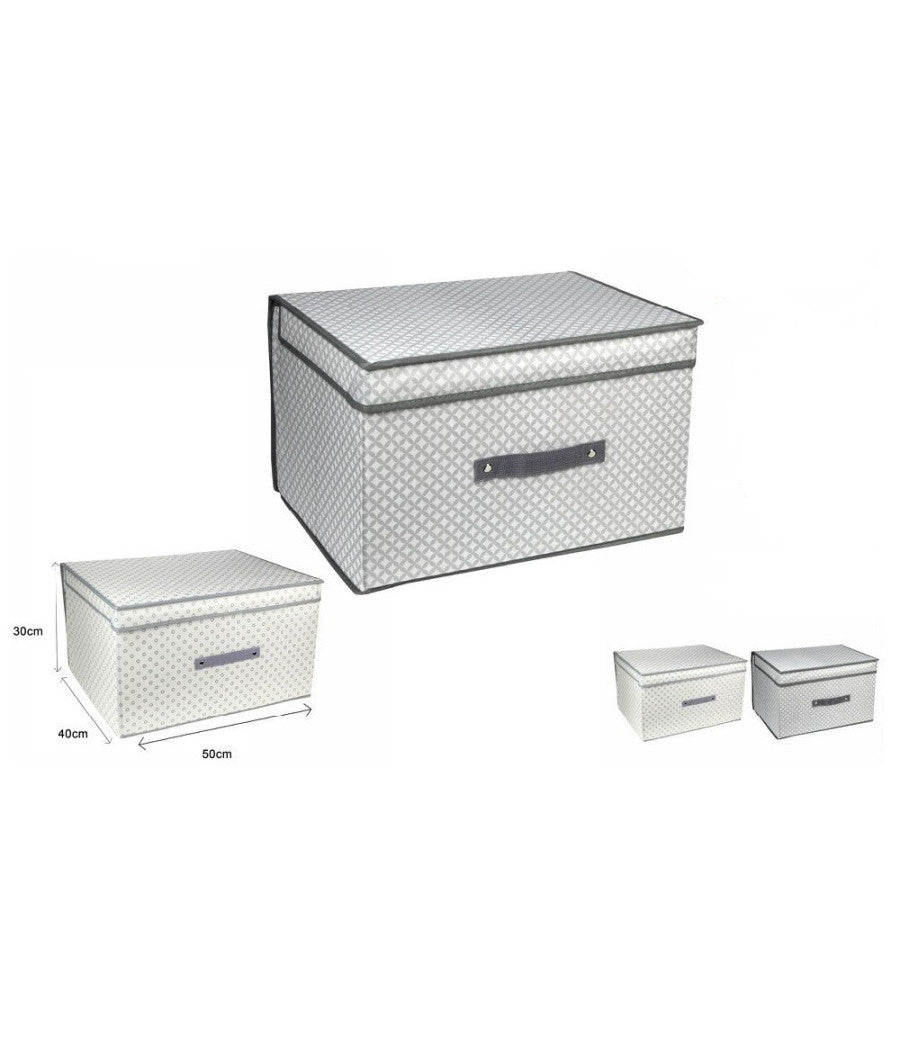 Scatola Box Salvaspazio Portatutto Contenitore Armadi Organizer 50x40x30cm 53028         