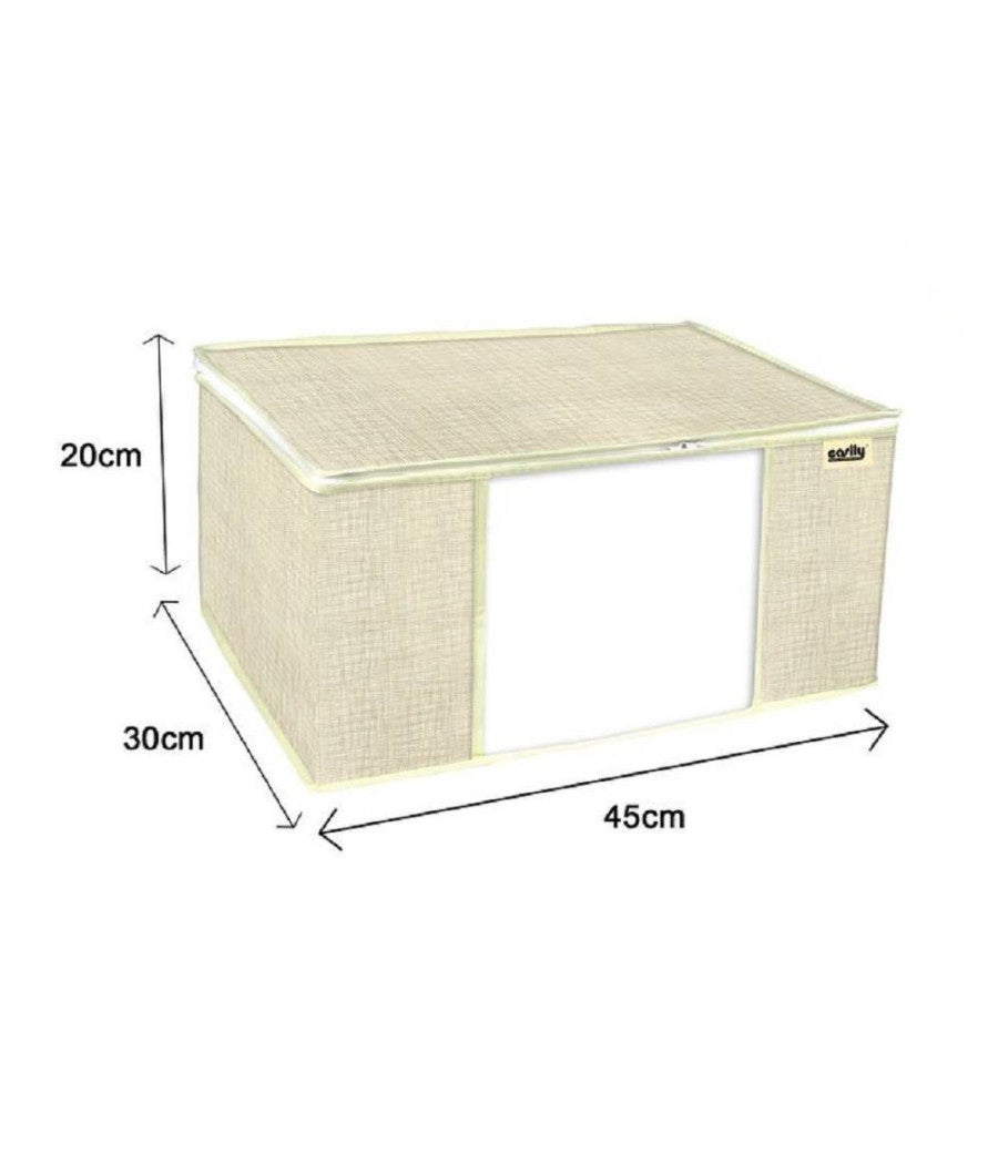 Scatola Box Salvaspazio Portatutto Contenitore Organizer 45 X 30 X 20 Cm 69709         