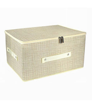 Scatola Box Salvaspazio Portatutto Contenitore Organizer Cerniera 60x45x24cm 79418         