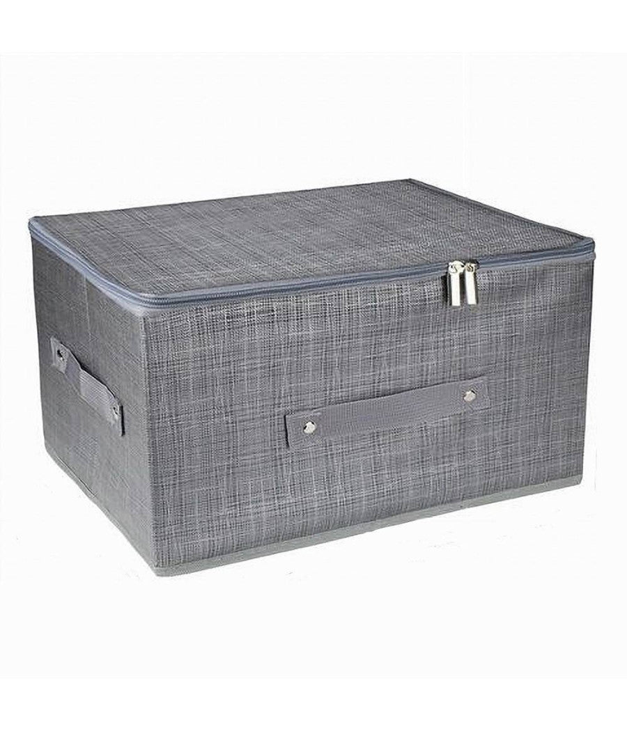Scatola Box Salvaspazio Portatutto Contenitore Organizer Cerniera 79415 35x26x20cm         