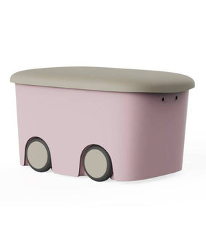 Scatola Contenitore Multiuso In Plastica Per Bambini Colore Rosa Capacità  45l         