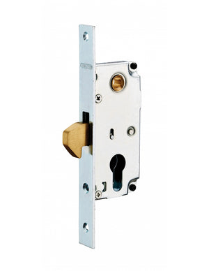 Scatola da incasso con cilindro per cancello, asse 30mm, piastra quadra, zincato - THIRARD