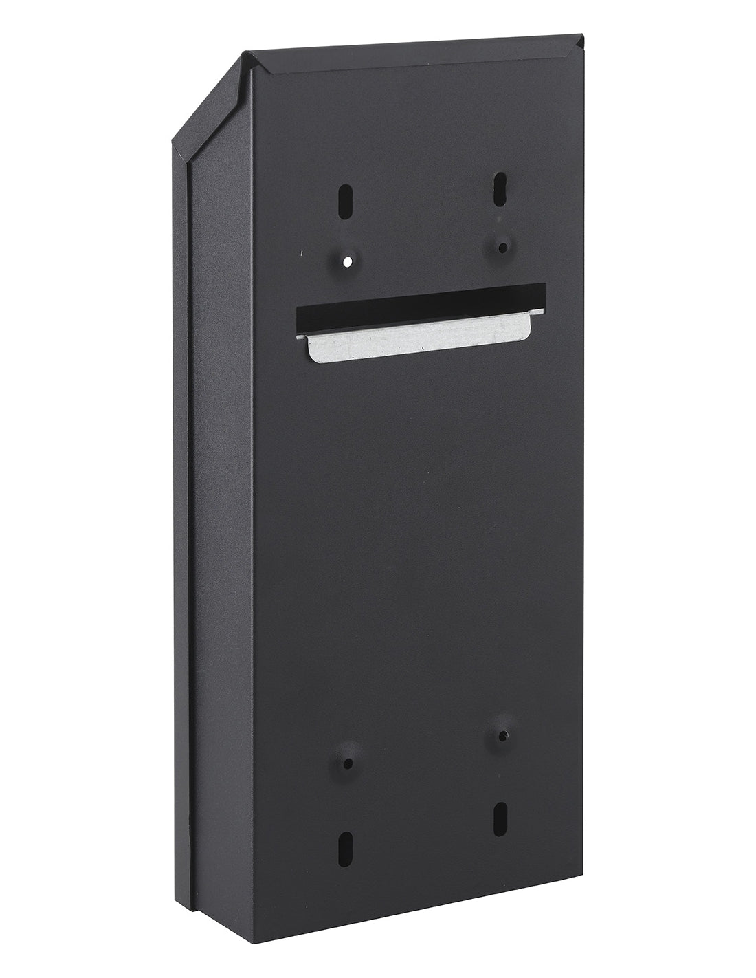 Posacenere a muro in metallo, acciaio, facile da pulire - 147X325X60mm - viti incluse, 2 chiavi - THIRARD