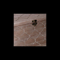 Scatola legno 1-2 marrone rettangolare cm 39,4x24,1h24,8