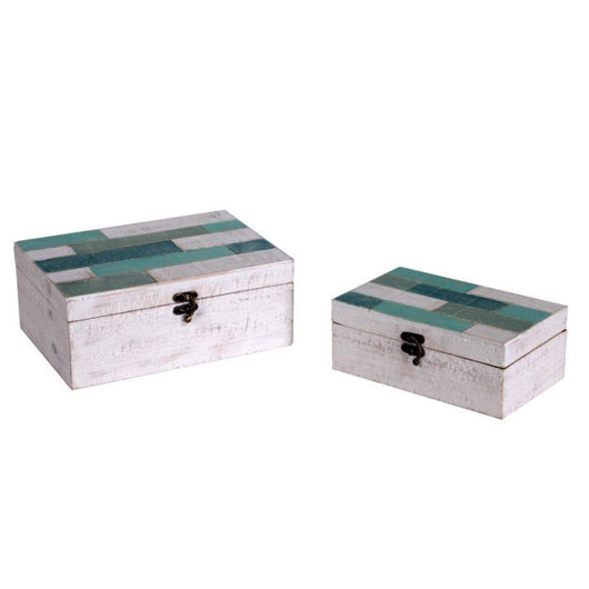 Scatola legno mare 1-2 rettangolare cm 26x18h10,5