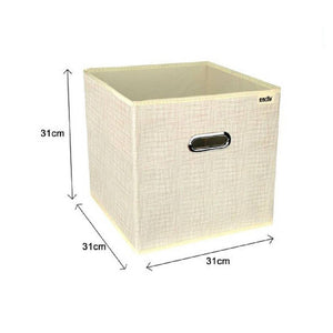 Trade Shop - Scatola Porta Documenti D'archiviazione Ufficio Box Portatutto 31x31x31cm 69688 -