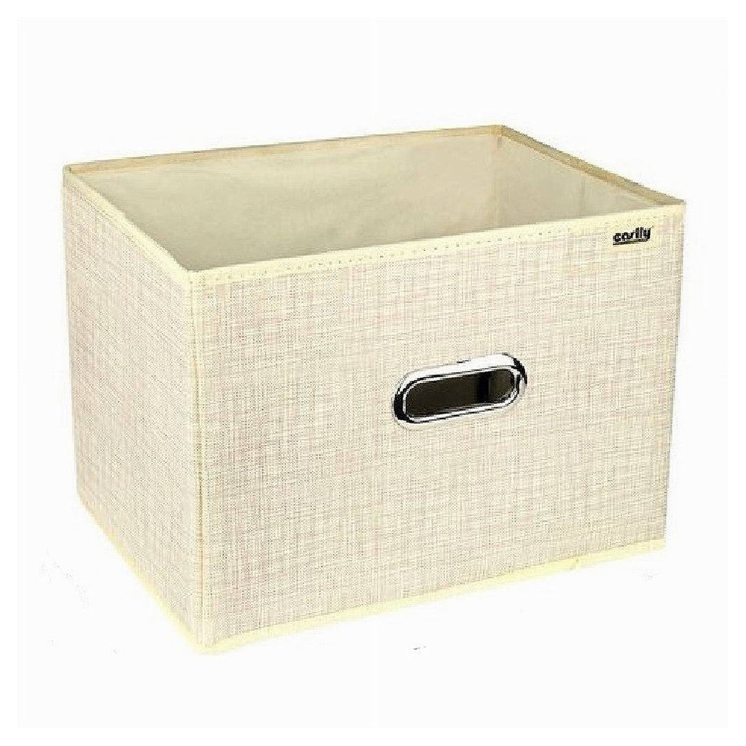 Trade Shop - Scatola Porta Documenti Di Archiviazione Ufficio Box Portatutto 33x23x23cm 69687 -