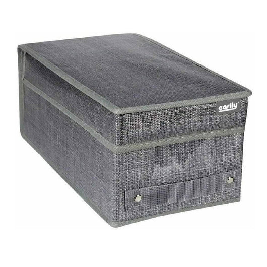 Trade Shop - Scatola Portadocumenti Da Ufficio Box Organizer Portatutto 18 X 33 X 15 Cm 69689 -