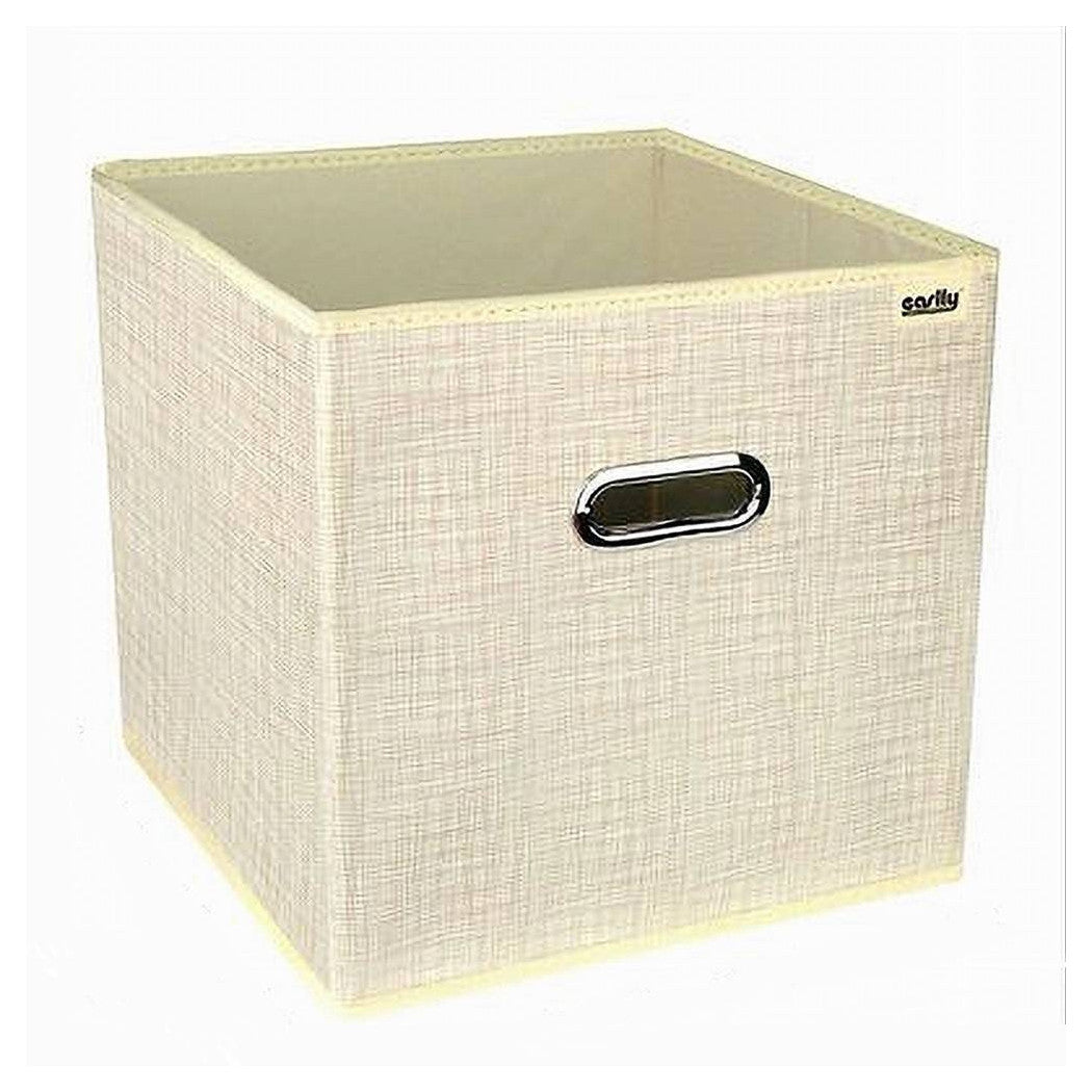 Trade Shop - Scatola Portadocumenti Di Archiviazione Ufficio Box Portatutto 25x25x25cm 69686 -