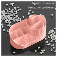 Trade Shop - Scatola Portaoggetti Da Scrivania Porta Rossetti Cosmetici Cancelleria Penne Per Toletta -