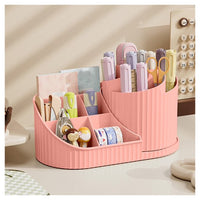 Trade Shop - Scatola Portaoggetti Da Scrivania Porta Rossetti Cosmetici Cancelleria Penne Per Toletta -