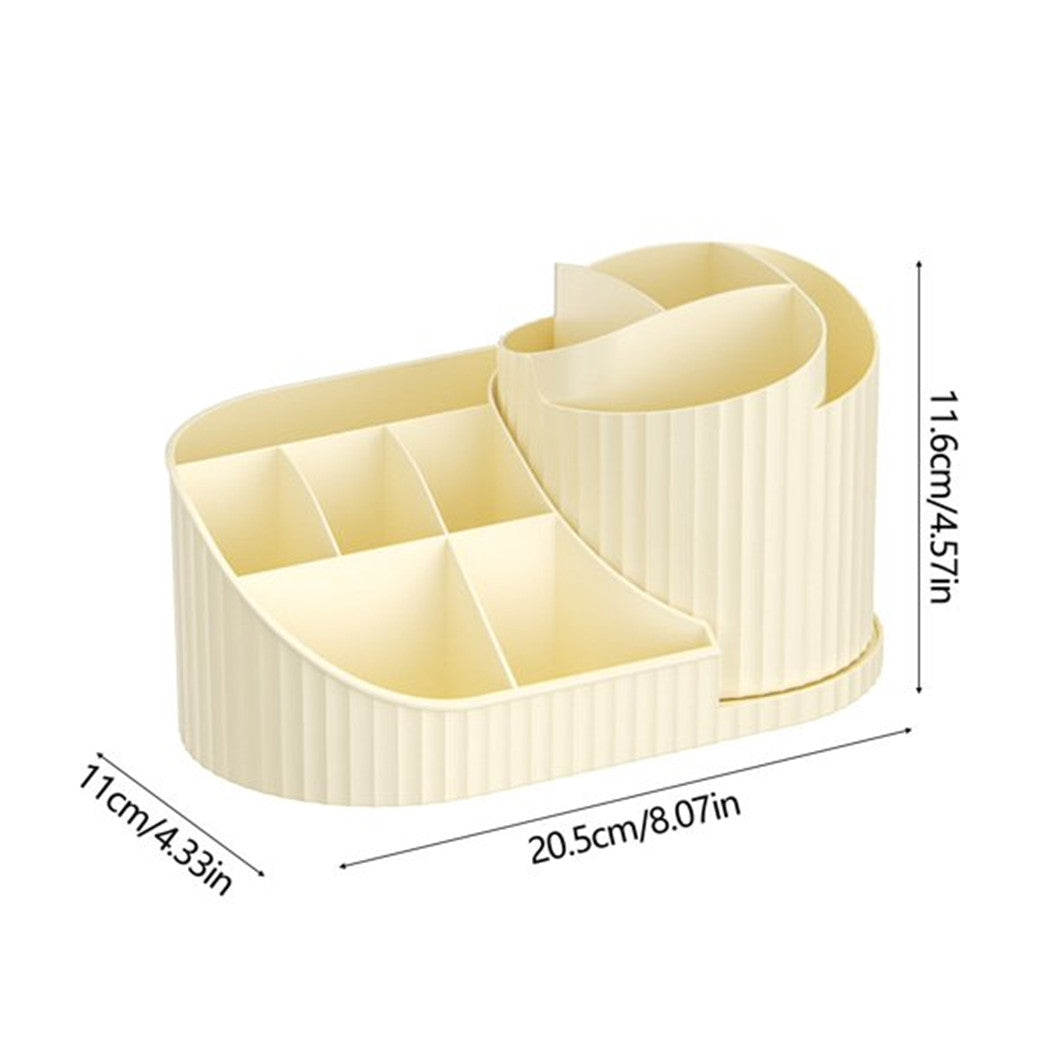 Trade Shop - Scatola Portaoggetti Da Scrivania Porta Rossetti Cosmetici Cancelleria Penne Per Toletta -