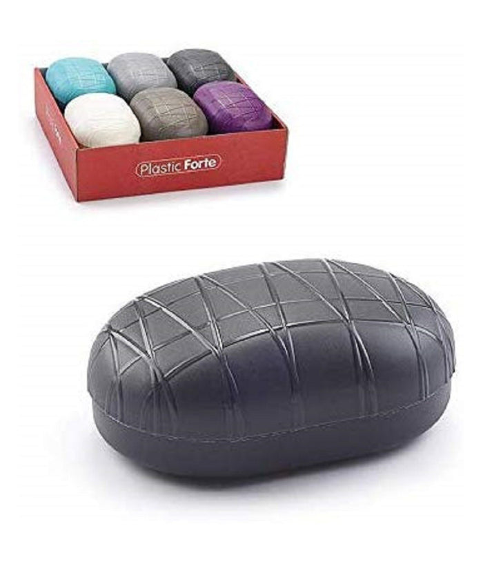 Scatola Portasapone 2pz Plastica Porta Saponetta 11x8x4cm Contenitore Custodia Viaggio         