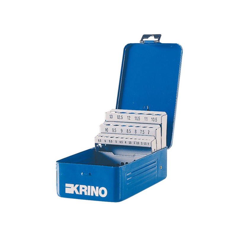 Scatola Punte Elicoidali Metallo pz.25 Vuota Krino