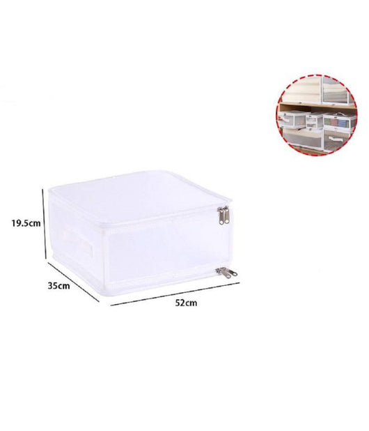 Scatola Salvaspazio Portatutto Contenitore Organizer Armadi 52x35x19.5 Cm 59975         