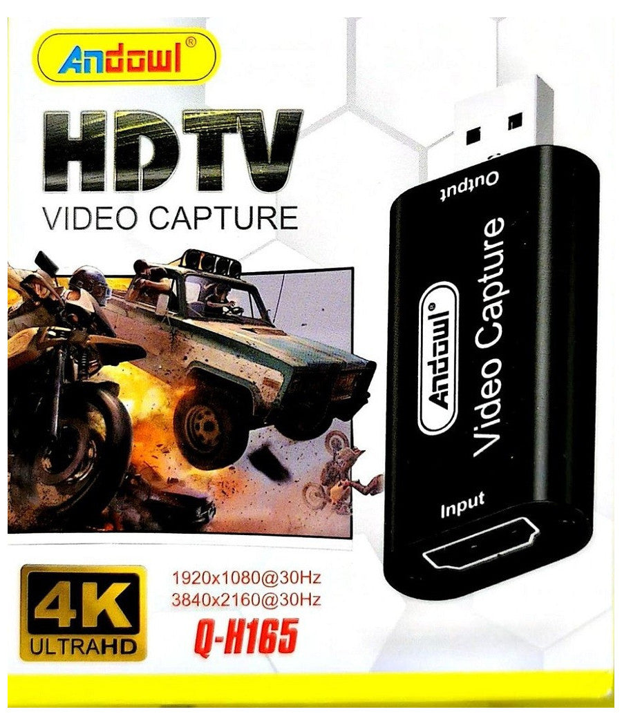 Scheda Acquisizione Video Connessione Usb Hdmi Video Capture Hd Tv 4k Q-h165 Pc         