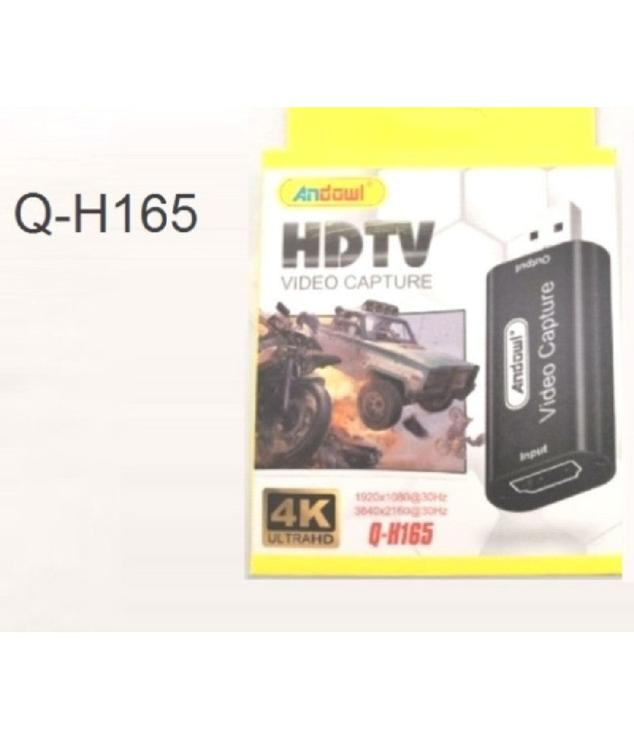 Scheda Acquisizione Video Connessione Usb Hdmi Video Capture Hd Tv 4k Q-h165 Pc         