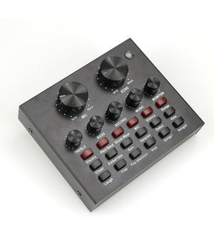 Scheda Audio Esterna Bluetooth Per Dirette Steaming Mixer Pc Cellulare Dal Vivo         