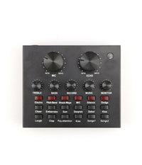 Scheda Audio Esterna Bluetooth Per Dirette Steaming Mixer Pc Cellulare Dal Vivo         