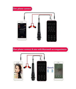 Scheda Audio Esterna Live Bluetooth Per Dirette Streaming Con Microfono Hp-202         