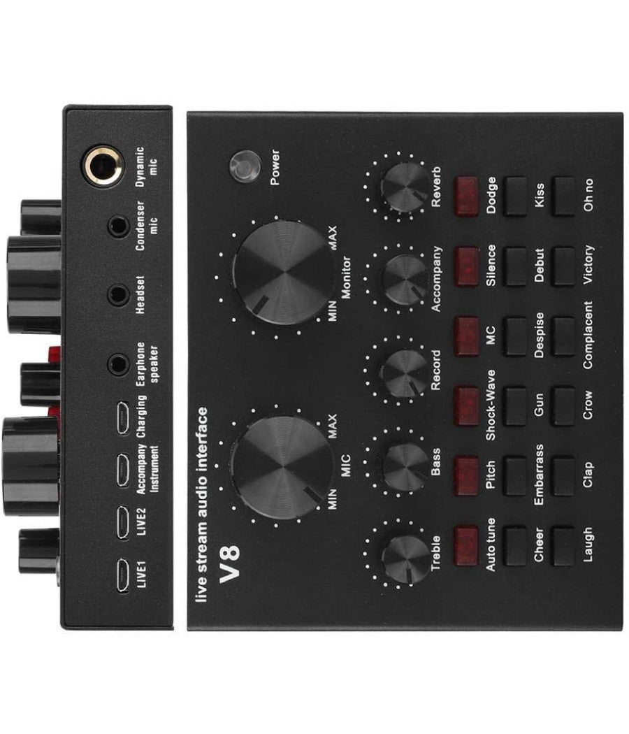 Scheda Audio Suono Esterna Bluetooth Usb Per Streaming Live Su Cellulare Q-mic1         