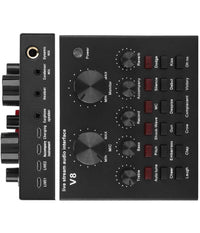 Scheda Audio Suono Esterna Bluetooth Usb Per Streaming Live Su Cellulare Q-mic1         