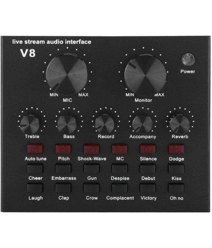 Scheda Audio Suono Esterna Bluetooth Usb Per Streaming Live Su Cellulare Q-mic1         