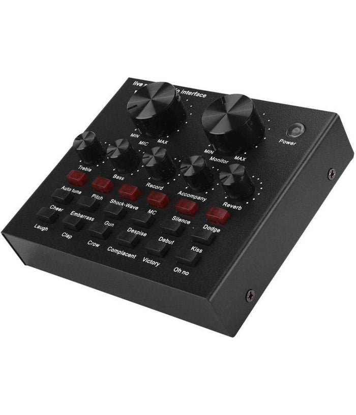 Scheda Audio Suono Esterna Bluetooth Usb Per Streaming Live Su Cellulare Q-mic1         