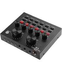 Scheda Audio V8 Cambia Voce Conversione Effetti Sonori Mixer Registrazione Usb         