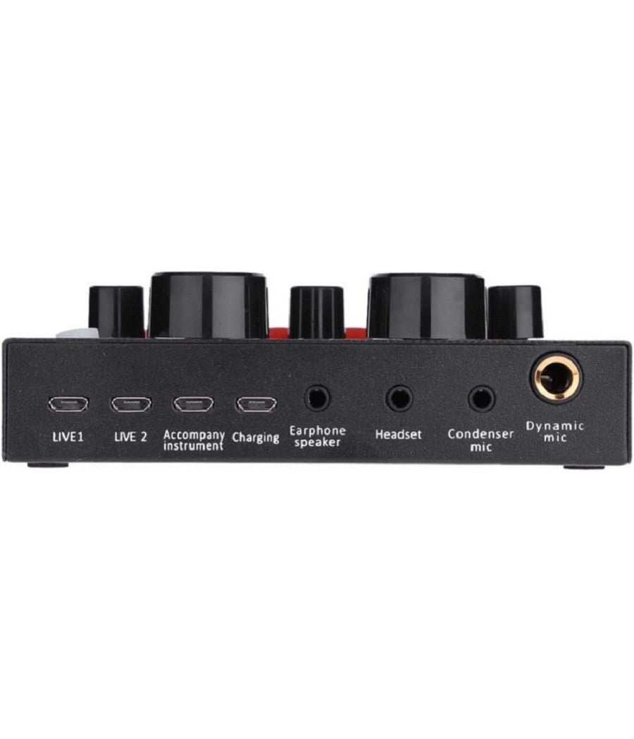 Scheda Audio V8 Cambia Voce Conversione Effetti Sonori Mixer Registrazione Usb         