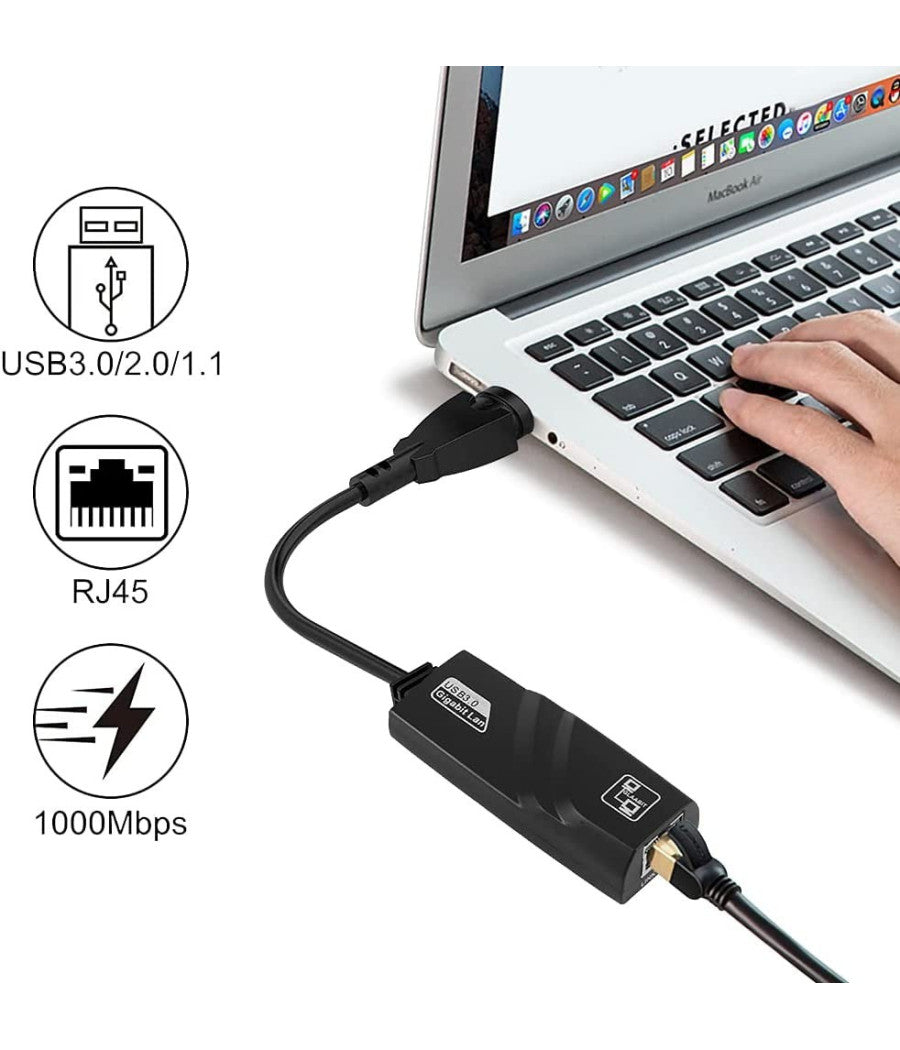 Scheda Da Usb A Internet Abs Stabile Ambientale Usb 3.0 Gigabit Ethernet Q-c28         