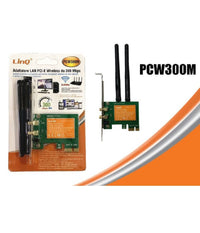 Scheda Di Rete Adattatore Lan Pci-e Express Network Card Wireless 300mbps Pcw300m         