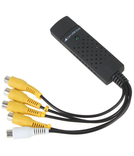Scheda Usb 2.0 Grabber Pc Acquisizione 4 Canali Video + 1 Audio Pc Notebook Net         