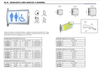 Targa a bandiera bifacciale