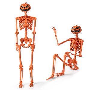 Scheletro di halloween, Mobili per decorazioni da interno ed esterno Arancione-Halloween