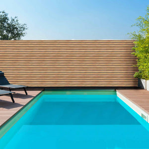 IDMarket - Schermo oscurante 1,8 x 10 M con effetto claustra in legno 160 gr/m²