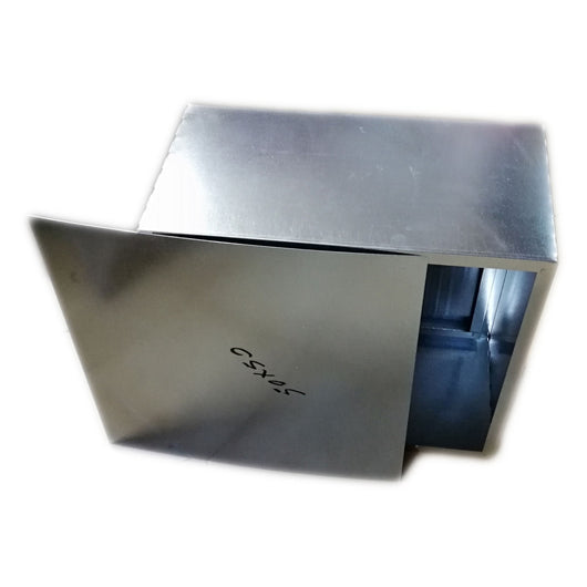 Schienale lamiera zincata per chiusura posteriore cassetta acqua e gas, scegli se  55 x 30 cm