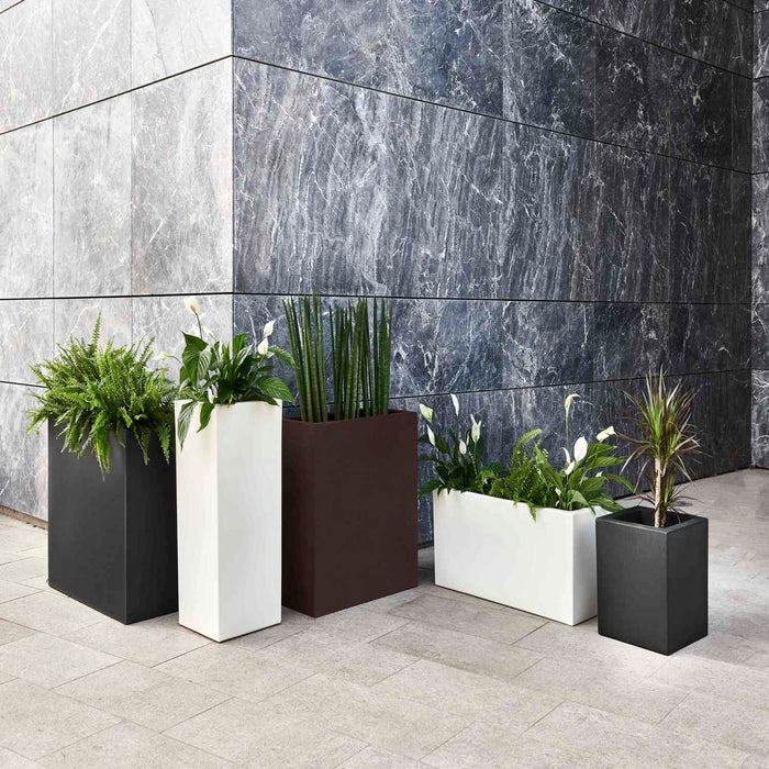 Fioriera Rettangolare colore Bronzo 60x24 5 CM H 24 5 mod. Schio Cassa