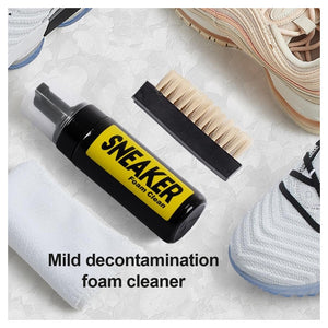 Trade Shop - Schiuma Detergente Per La Pulizia Di Scarpe Sneaker Cleaning Senza Risciacquo -