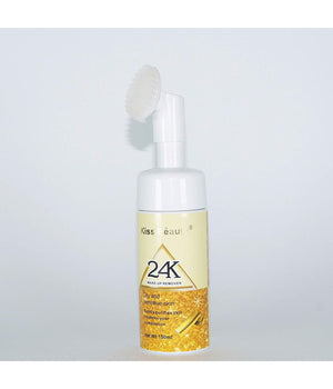 Schiuma Detergente Viso Particelle Oro 24k 150ml Pelle Struccante Make Up Trucco         