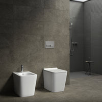 Sanitari filo pavimento WC, Bidet, Copriwater soft-close SCIROCCO Bianco