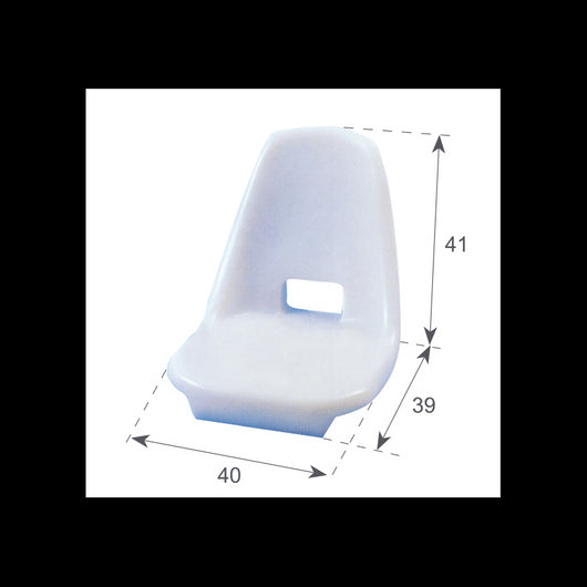 SCOCCA POLIETILENE BIANCO