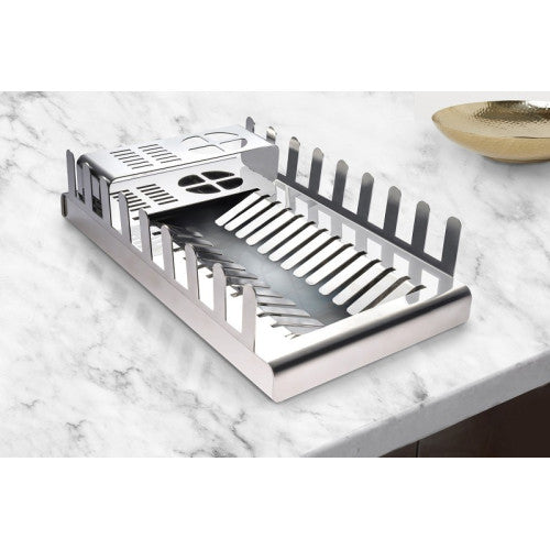 Scolapiatti da appoggio acciaio inox, DROP INOX