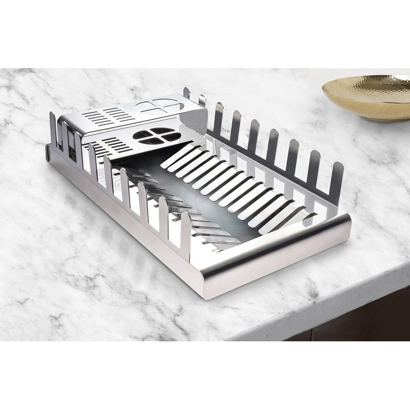 Scolapiatti da appoggio acciaio inox, DROP INOX