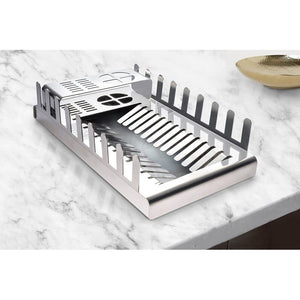 Scolapiatti da appoggio acciaio inox, DROP INOX