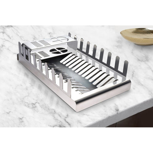 Scolapiatti da appoggio acciaio inox, DROP INOX