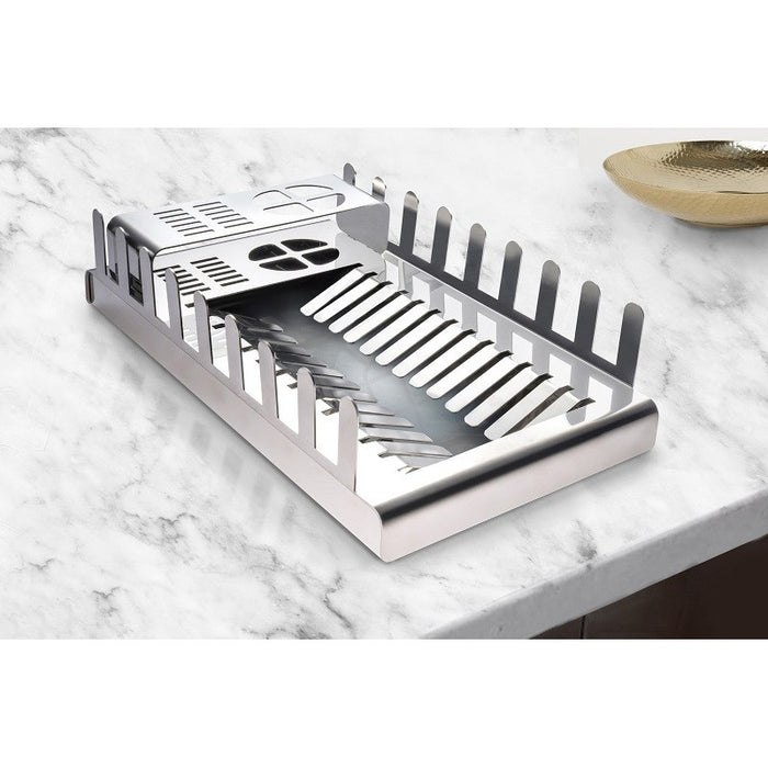 Scolapiatti da appoggio acciaio inox, DROP INOX