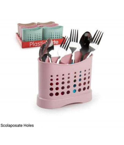 Scolaposate Holes Vintage Scola Porta Posate Cucina In Plastica Colorata 117171a         