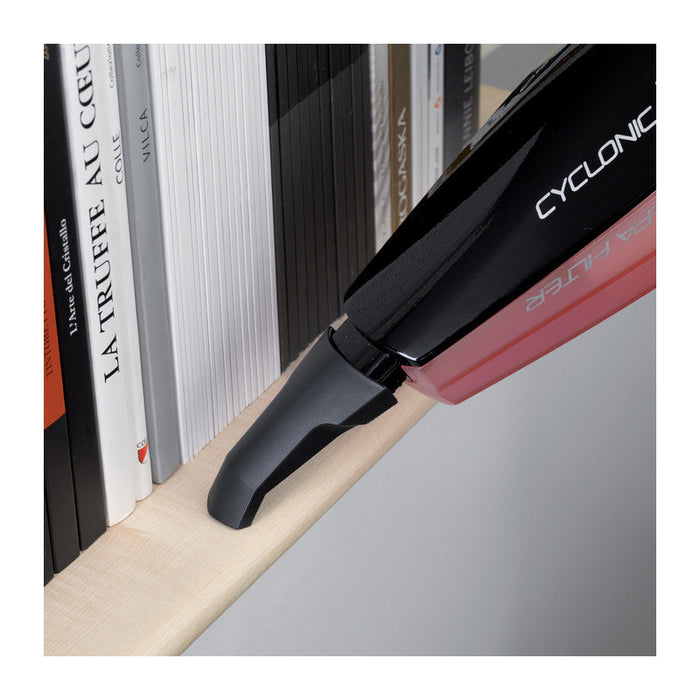 Scopa elettrica 2 in 1 Aspirapolvere e aspirabriciole, 0,8L - tecnologia ciclonica senza sacco, filtro HEPA - Con filo