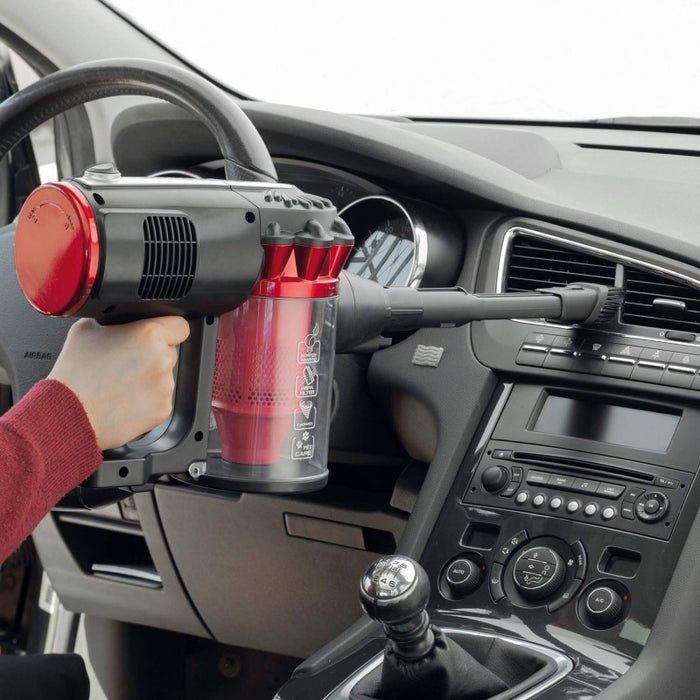 Scopa Elettrica con Filo 600W - Tecnologia Ciclonica - 2 Spazzole - Senza Sacco